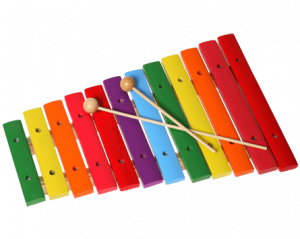 Le xylophone est un instrument de musique constitué de lames qu'on