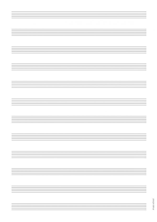blank sheet music with bar lines