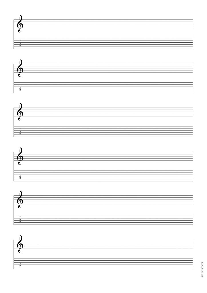 Free Blank Printable Sheet Music For Piano PRINTABLE TEMPLATES
