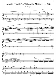 Partitions faciles de piano - Cours de piano Narbonne - Salles d'Aude -  Professeur